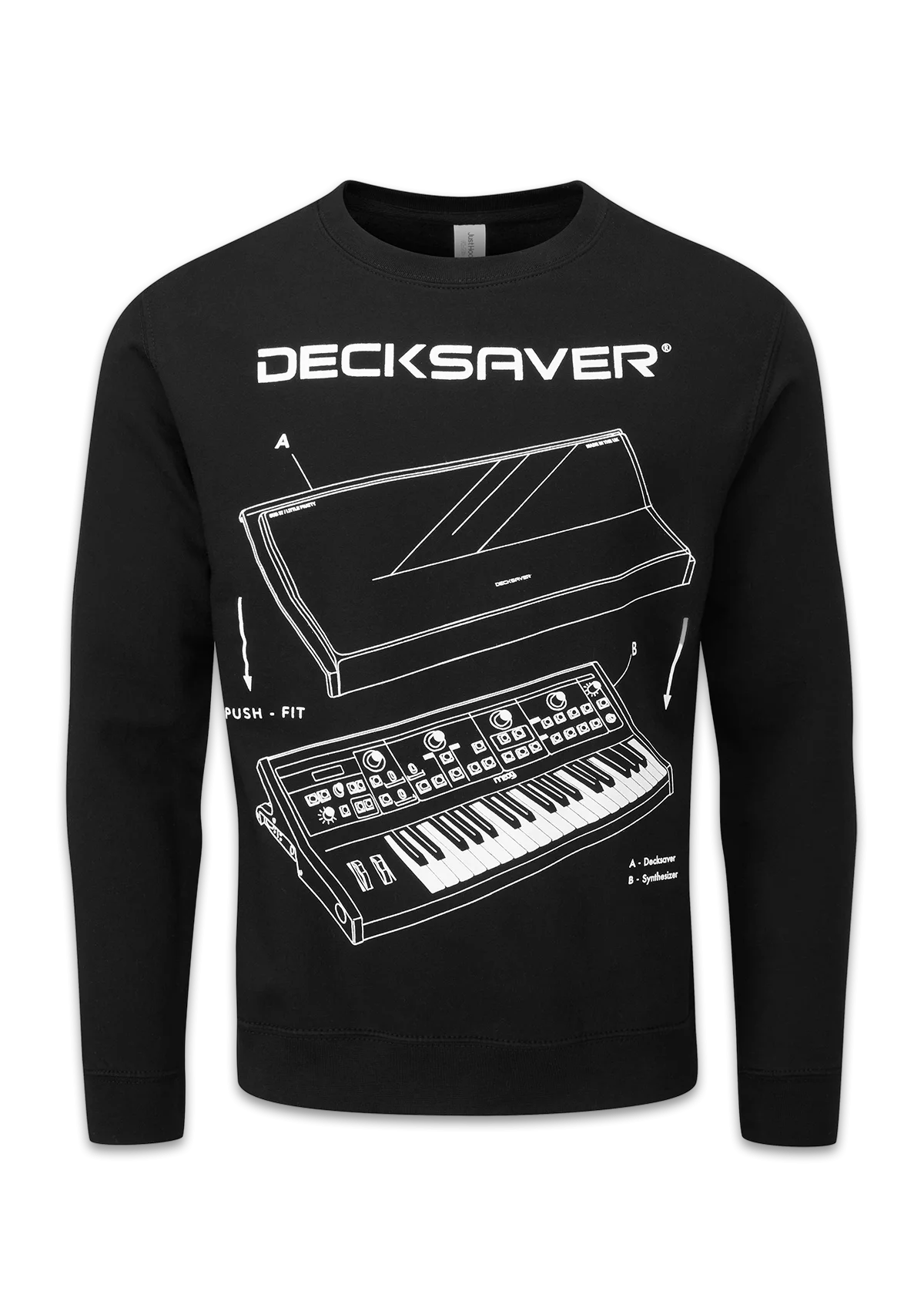 Decksaver%2BBlack%2BSynth%2BSweatshirt%2Bfront